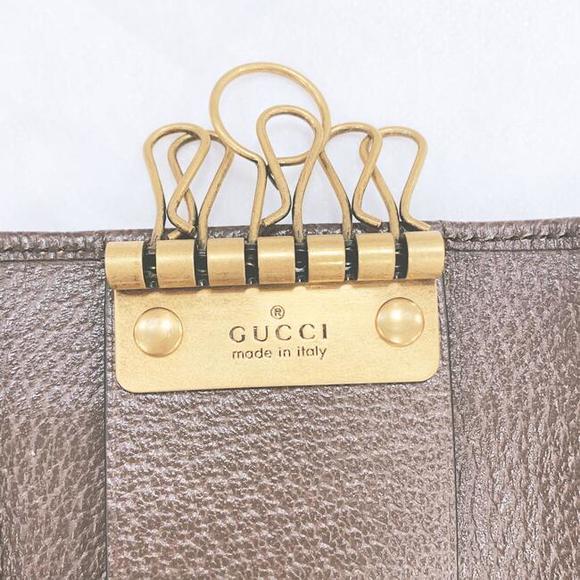 Gucci Stripe Canvas Leather Wallet - Picture 7 of 15